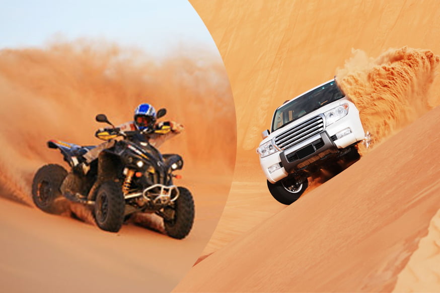 Thrilling Red Dune Safari + Quad Bike